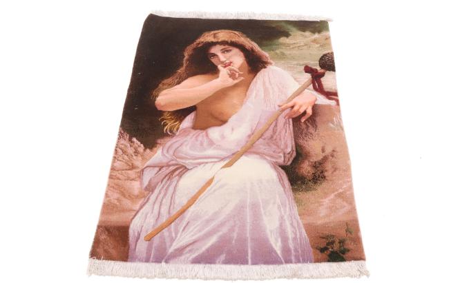 Täbriz 60Raj Bild Seidenkette - 1