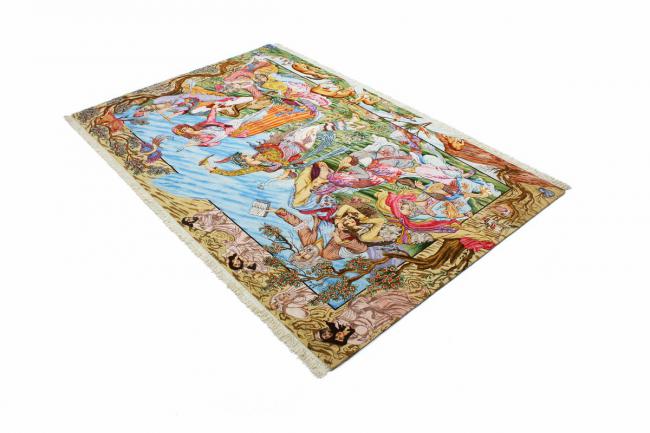 Tabriz Bild 50Raj Silk Warp - 4