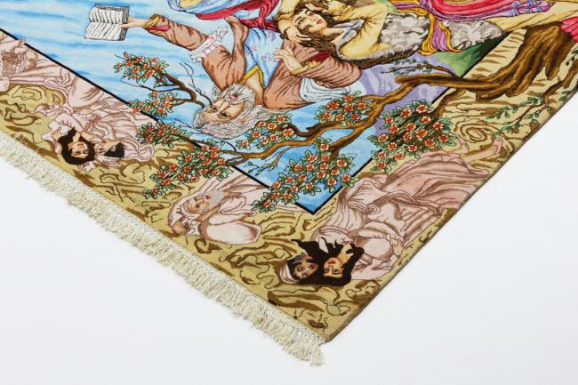 Tabriz Bild 50Raj Silk Warp - 5