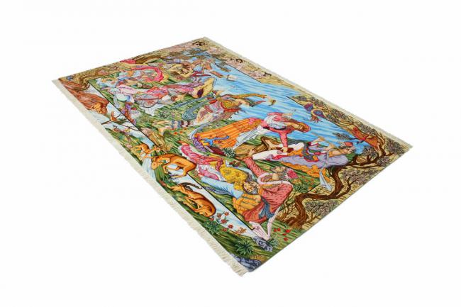 Tabriz Bild 50Raj Silk Warp - 9