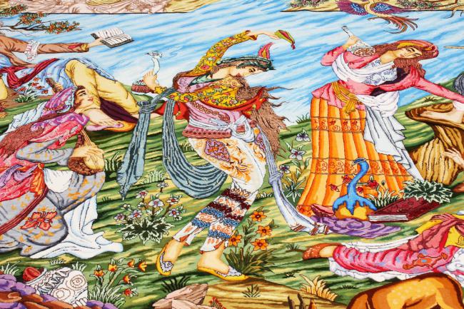 Tabriz Bild 50Raj Silk Warp - 3