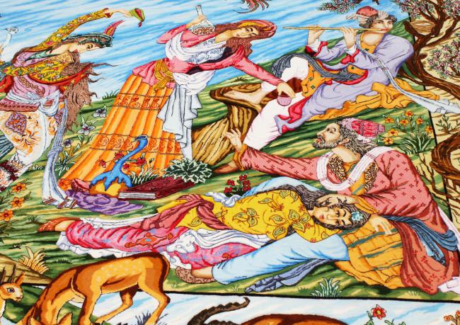 Tabriz Bild 50Raj Silk Warp - 7