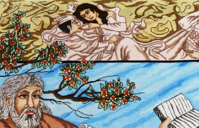 Tabriz Bild 50Raj Silk Warp - 10