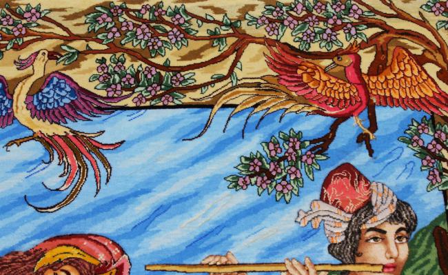 Tabriz Bild 50Raj Silk Warp - 1