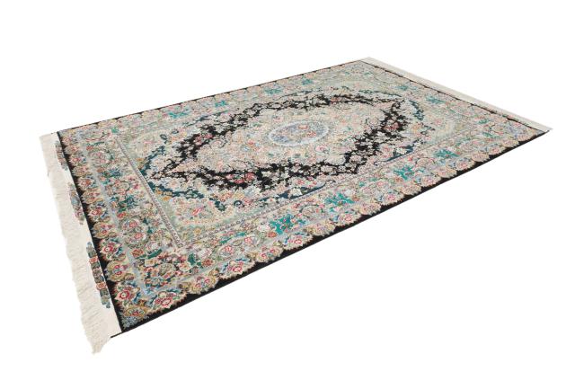 Tabriz 60Raj Signed Silk Warp - 2