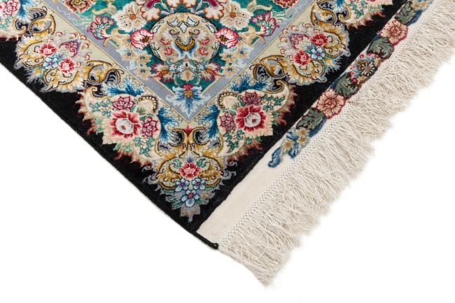 Tabriz 60Raj Signed Silk Warp - 6