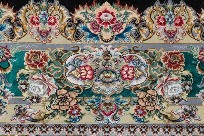 Tabriz 60Raj Signed Silk Warp - 9