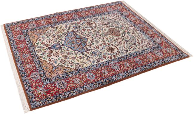 Isfahan Silk Warp Signed - 1