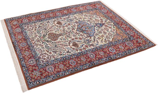 Isfahan Silk Warp Signed - 2