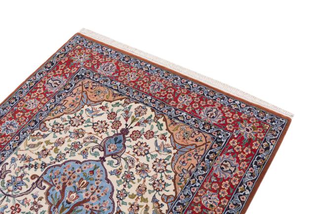 Isfahan Silk Warp Signed - 3