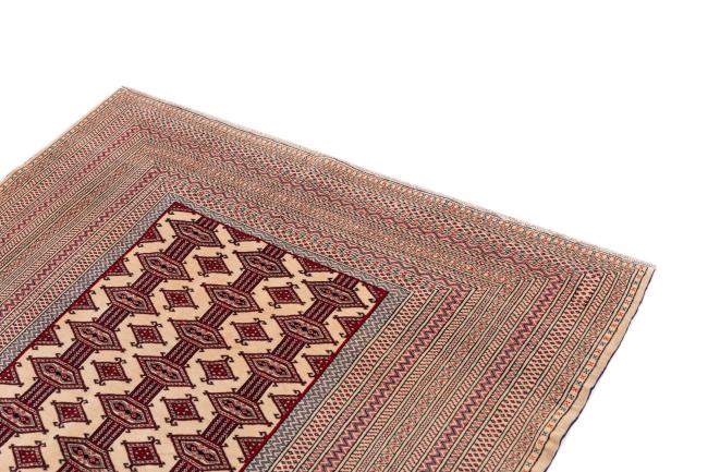 Turkaman Vieja Urdimbre de Seda - 3