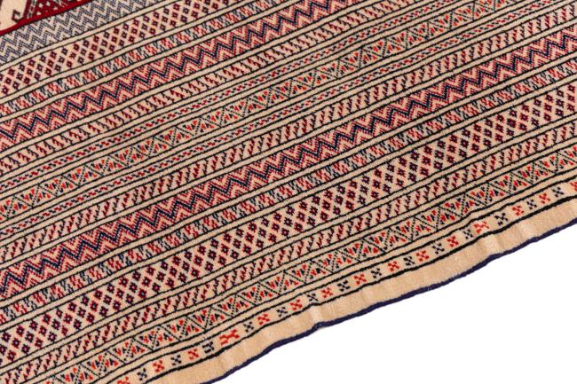 Turkaman Vieja Urdimbre de Seda - 4