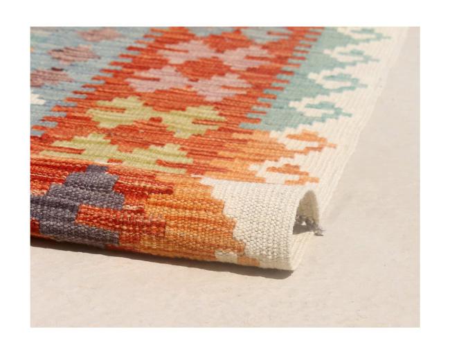 182×65cm アフガン手織りキリム　ランナー On sale 182×65cm アフガン手織りキリム ランナー On sale ラグ・カーペット
