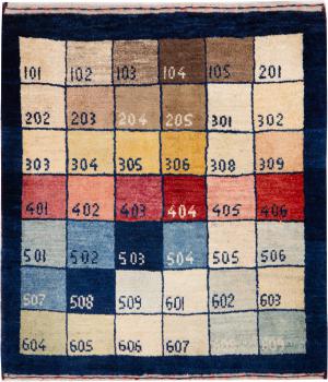 Persja Gabbeh Nomad 79x69