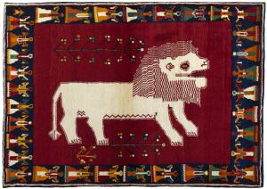 Persa Gabbeh Antiguo 184x130
