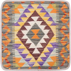 Kilim Afghan Kuddfodral 45x45