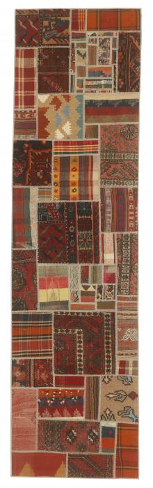 Nain Trading Kelim Patchwork 304 x 83