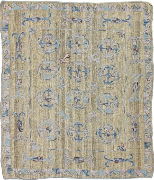 Nain Trading Kelim Afghan Soozani 205 x 178