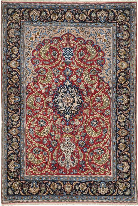 Nain Trading Isfahan Seidenkette 160 x 109