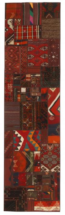 Nain Trading Kelim Patchwork 301 x 79