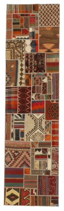 Nain Trading Kelim Patchwork 299 x 81