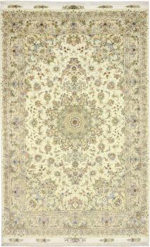 Tabriz 55Raj Signed Fio de Seda 313x194