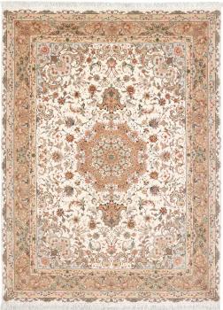 Tabriz 70Raj Shirfar Fio de Seda 203x150