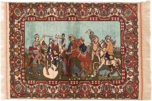 Afghan Mauri Ordito in Seta 197x118