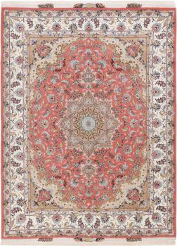 Tabriz 60Raj Signed Silk Warp 208x150