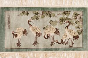 中国 シルク シルク 61x122