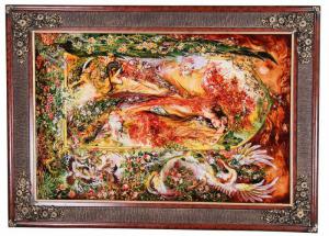 Tabriz Bild 50Raj Fio de Seda 144x96