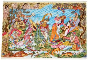 Tabriz Bild 50Raj Silk Warp 197x300