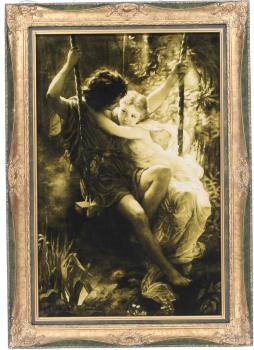 Tabriz 70Raj Bild Selyemfonal 112x74