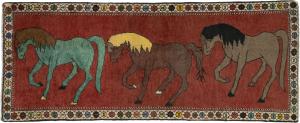 Perzsa Gabbeh Ghashghai 148x57
