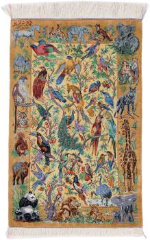 Qum Zijde Signed Farsh Amir 93x61