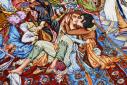 Tabriz Bild 50Raj Ordito in Seta - 6