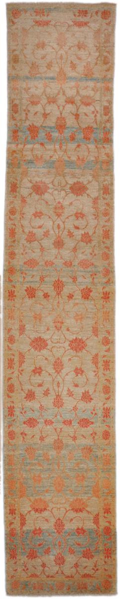 Perzisch tapijt Isfahan 433x82 433x82, Perzisch tapijt Handgeknoopte