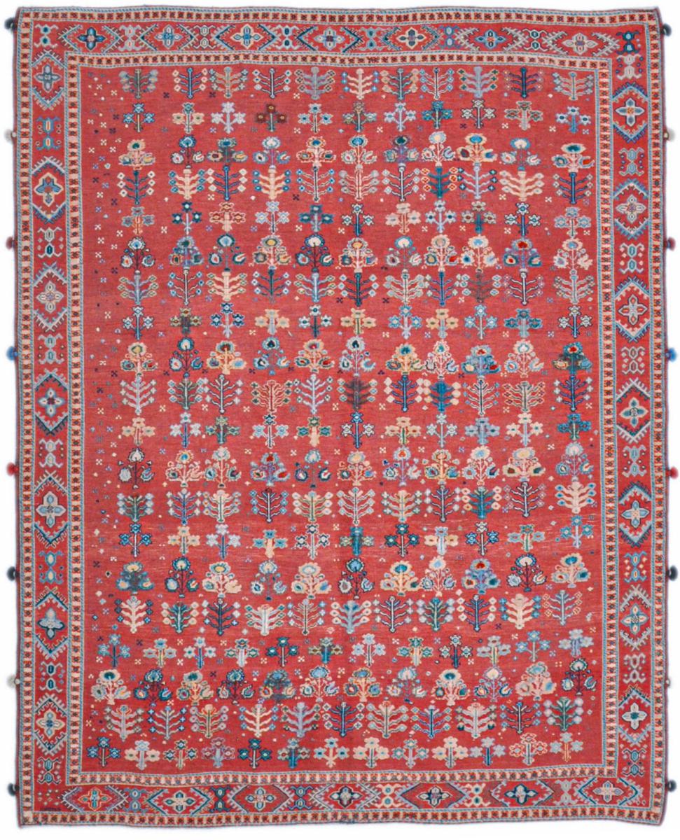 Tapete persa Soumak 204x159 204x159, Tapete persa Atado à mão