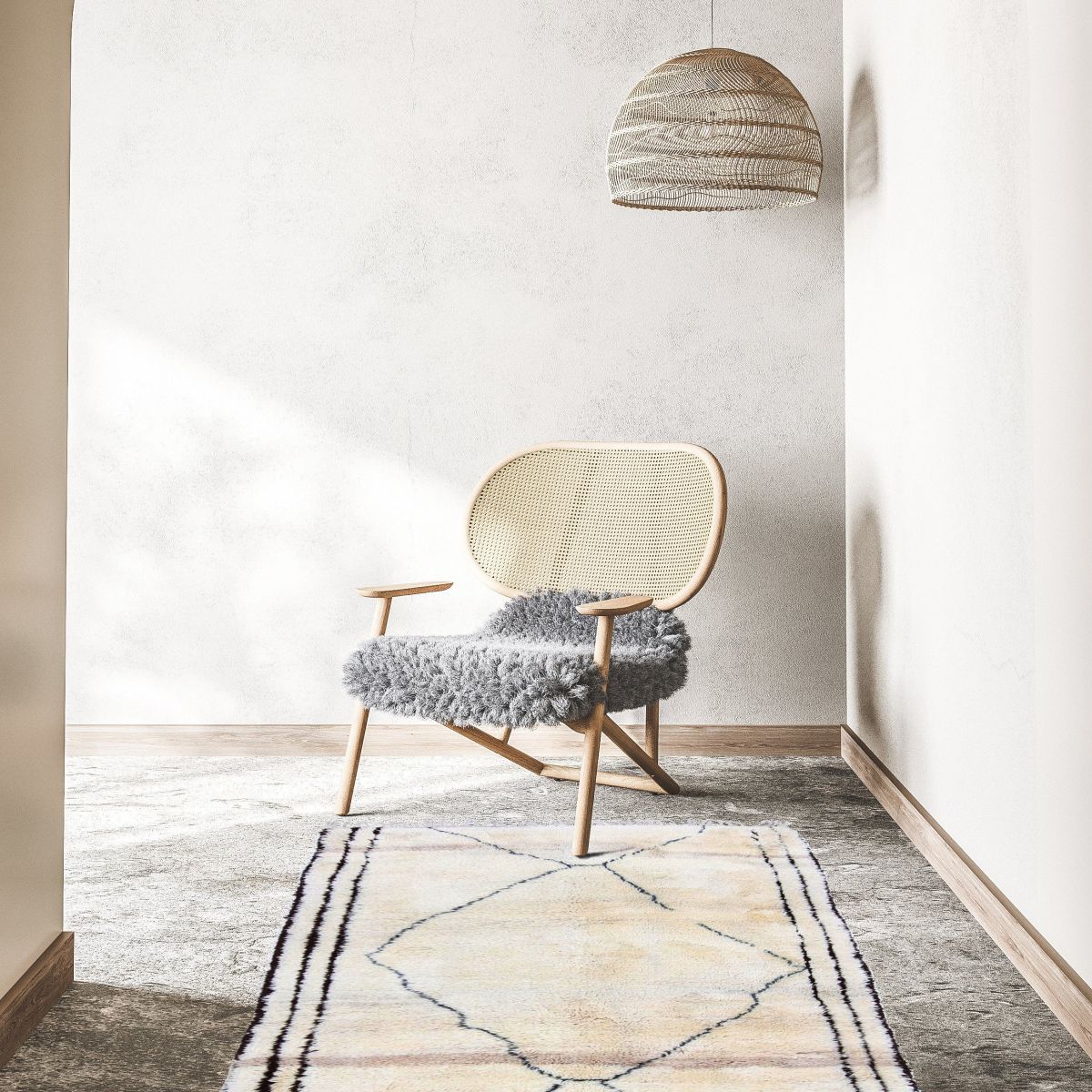 Berber Rug Pattern Berber Rugs: Rustic Tradition & Modern Comfort
