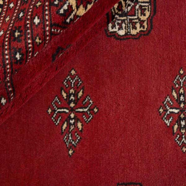 Piros Pakisztán Buchara 2 rétegű szőnyeg mintával