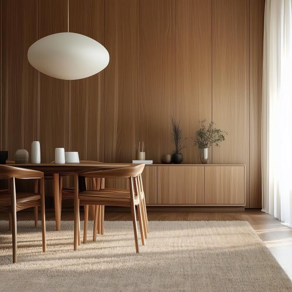 Helles værelse i minimalistisk stil