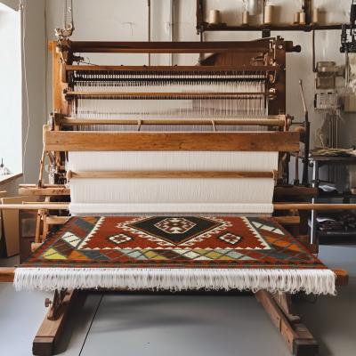 Nomadische Teppiche aus Persien mit traditionellen Mustern und natürlichen Farben