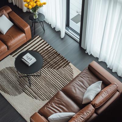 Moderner Teppich im Wohnzimmer