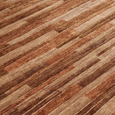 Mahra rug in natural tones with a modern striped design