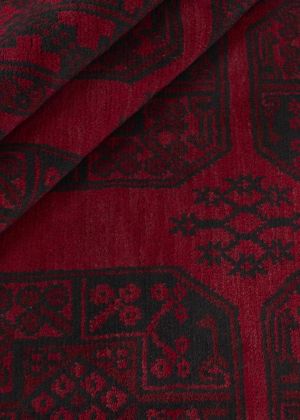 Afghan Akchta rug made of wool with an oriental pattern