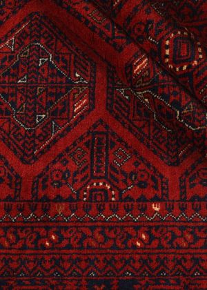 Khal Mohammadi rug from Afghanistan in classic shades of red