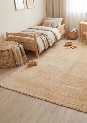 Light Gabbeh Rug in the Bedroom with a Natural Look