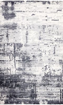 Mila Feel rug with a gentle texture and white-grey colour blend.