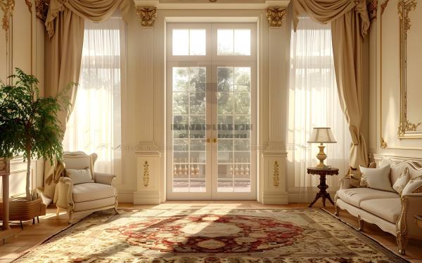 Tapetes para o estilo barroco