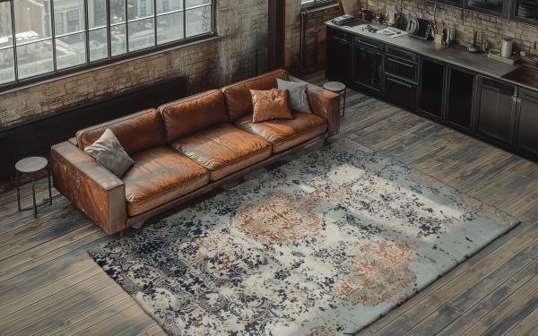 Tapetes para o estilo industrial